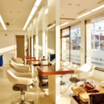 白を基調にした清潔感溢れる店内。